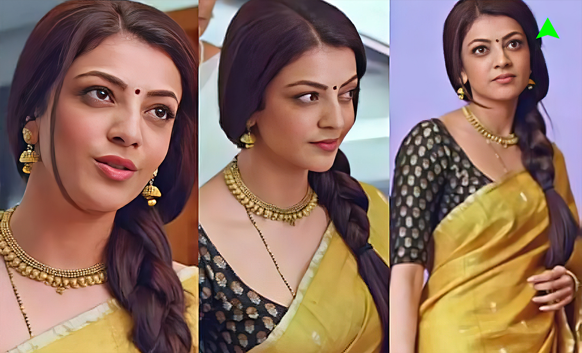 Kajal Aggarwal : நீங்க ரொம்ப அழகு என கூறிய தொகுப்பாளினி.. திரும்பி பின்னழகை காட்டிய காஜல் அகர்வால்..! வைரல் வீடியோ..!