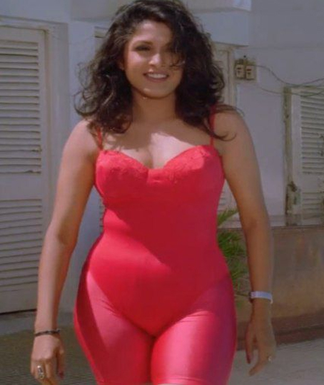 Ramya Krishnan Red Bikini