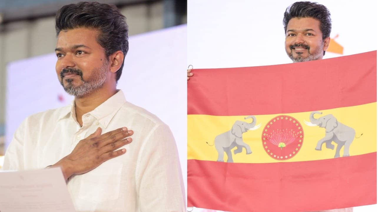 விஜய்யின் கொடி குறித்து உதயநிதி ஸ்டாலின் பேச்சு..! பயம் வேலை செய்யுது.. என கூறும் விஜய் ரசிகர்கள்..!